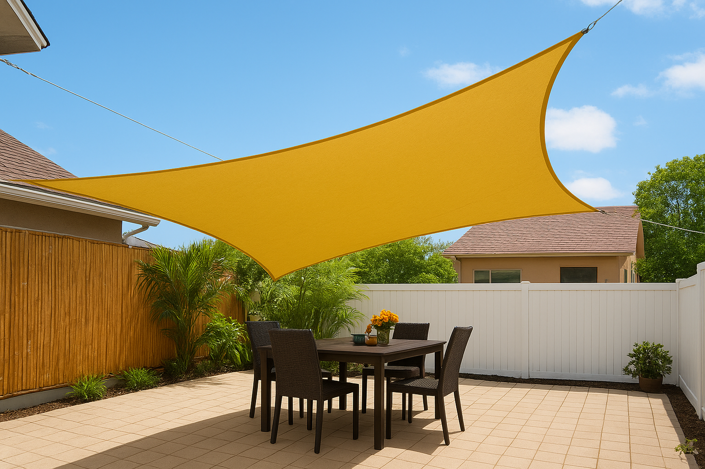 Malla protectora para terraza